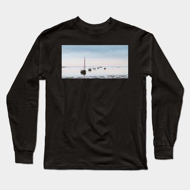 Holy Island Habor Long Sleeve T-Shirt by jldunbar